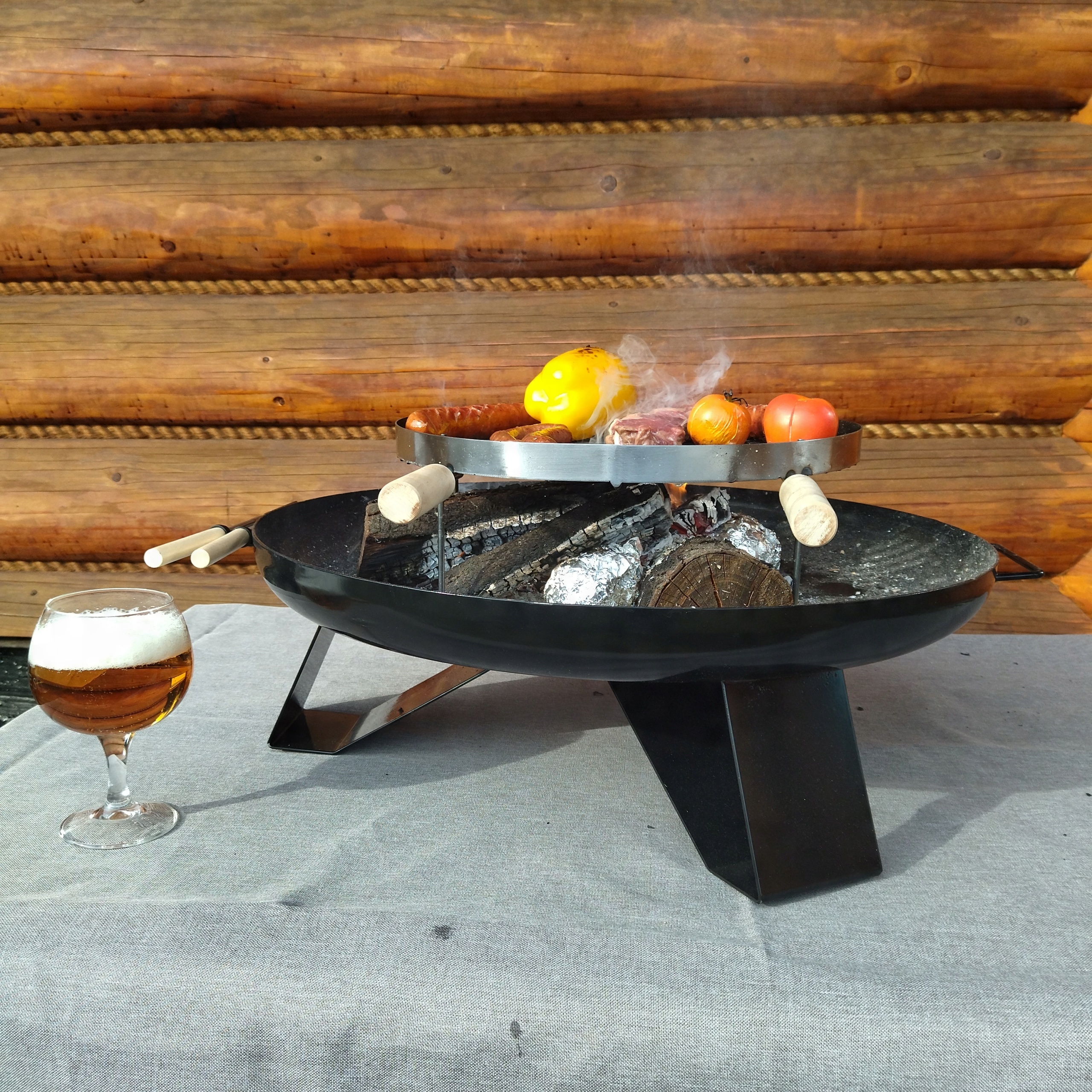 

Grill mobilny Solidna Polska Robota 60/45/30cm