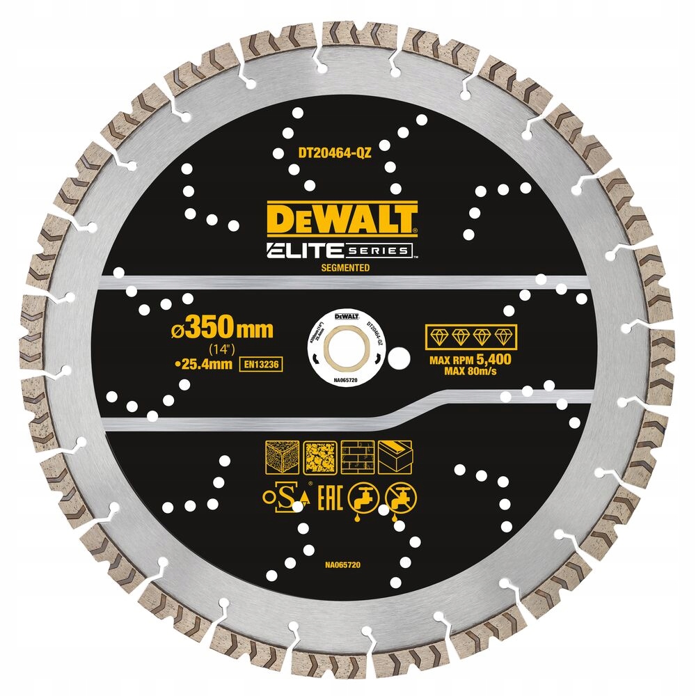 Diamantový Kotouč Segmentový Beton 350 25,4 MM Elite Dewalt DT20464-QZ