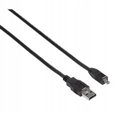 Kabel Mini USB 2.0 B8M 1,8m czarny