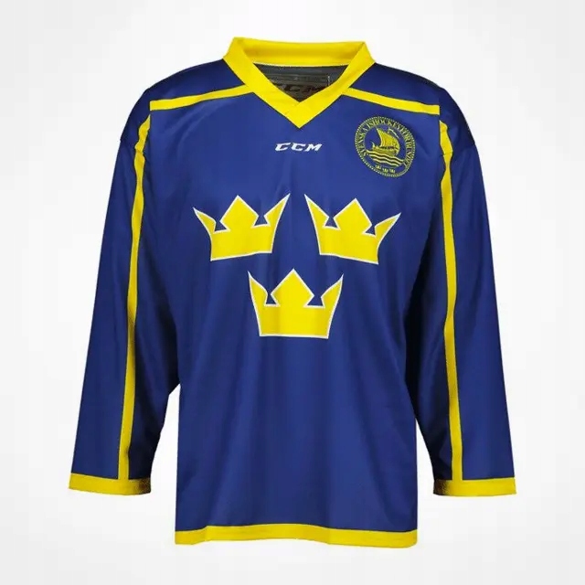 CCM Sweden Replica Jersey Blue Koszulka hokejowa Szwecja replika
