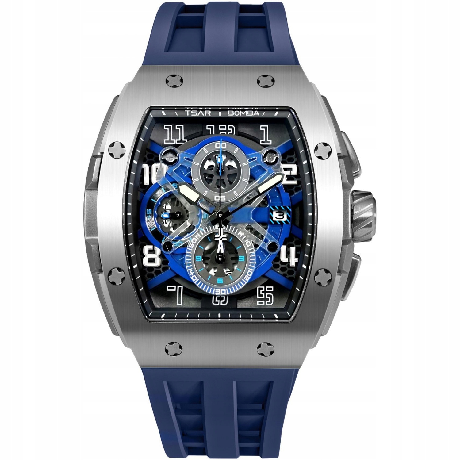 Pánské Hodinky Tsar Bomba TB8211Q-03 modré