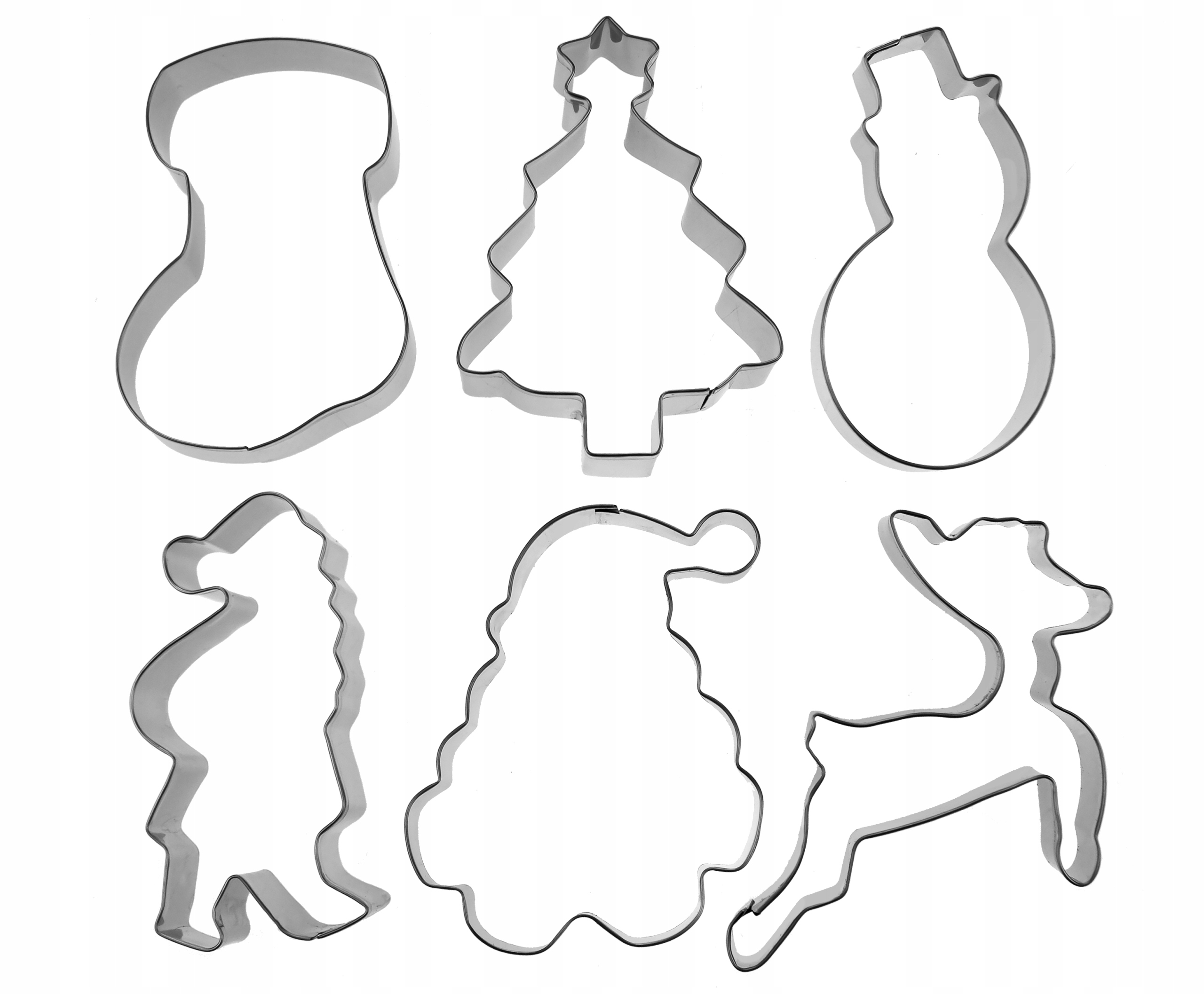 FOREMKI WYKRAWACZE DO CIASTEK PIERNIKÓW Stan opakowania oryginalne