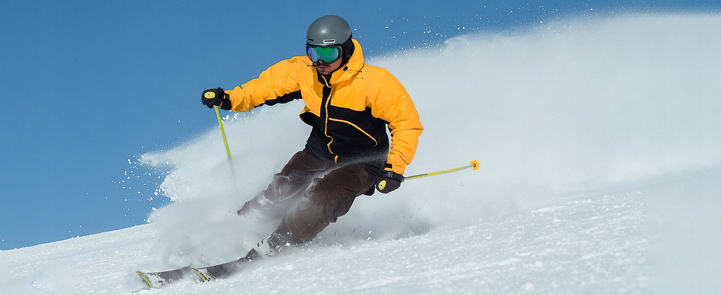 ROCKBROS Spodnie Zimowe Rowerowe Wiatroodporne, Regulowane, Elastyczne 3XL Długość nogawki długa