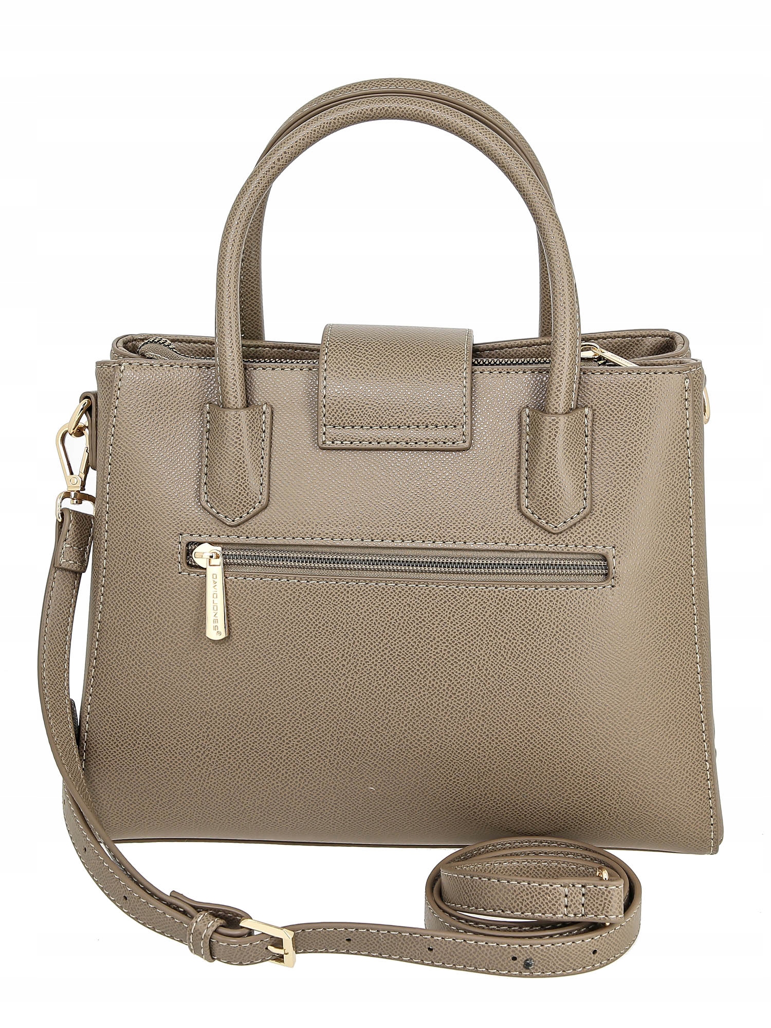 Torebka damska David Jones kuferek mały Kolor brązowy