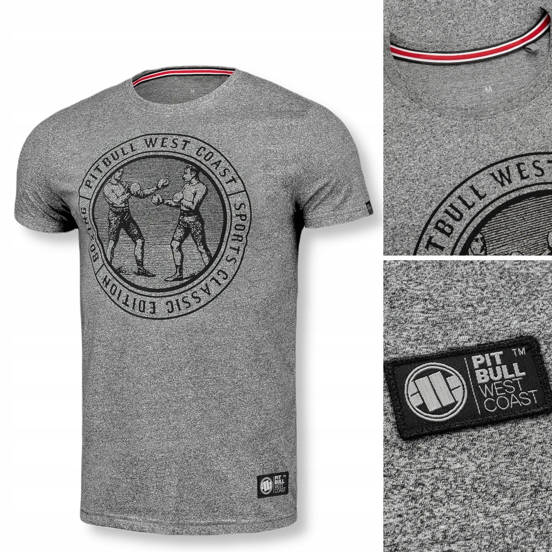 

Pitbull Koszulka Custom Fit Vintage Boxing Szara
