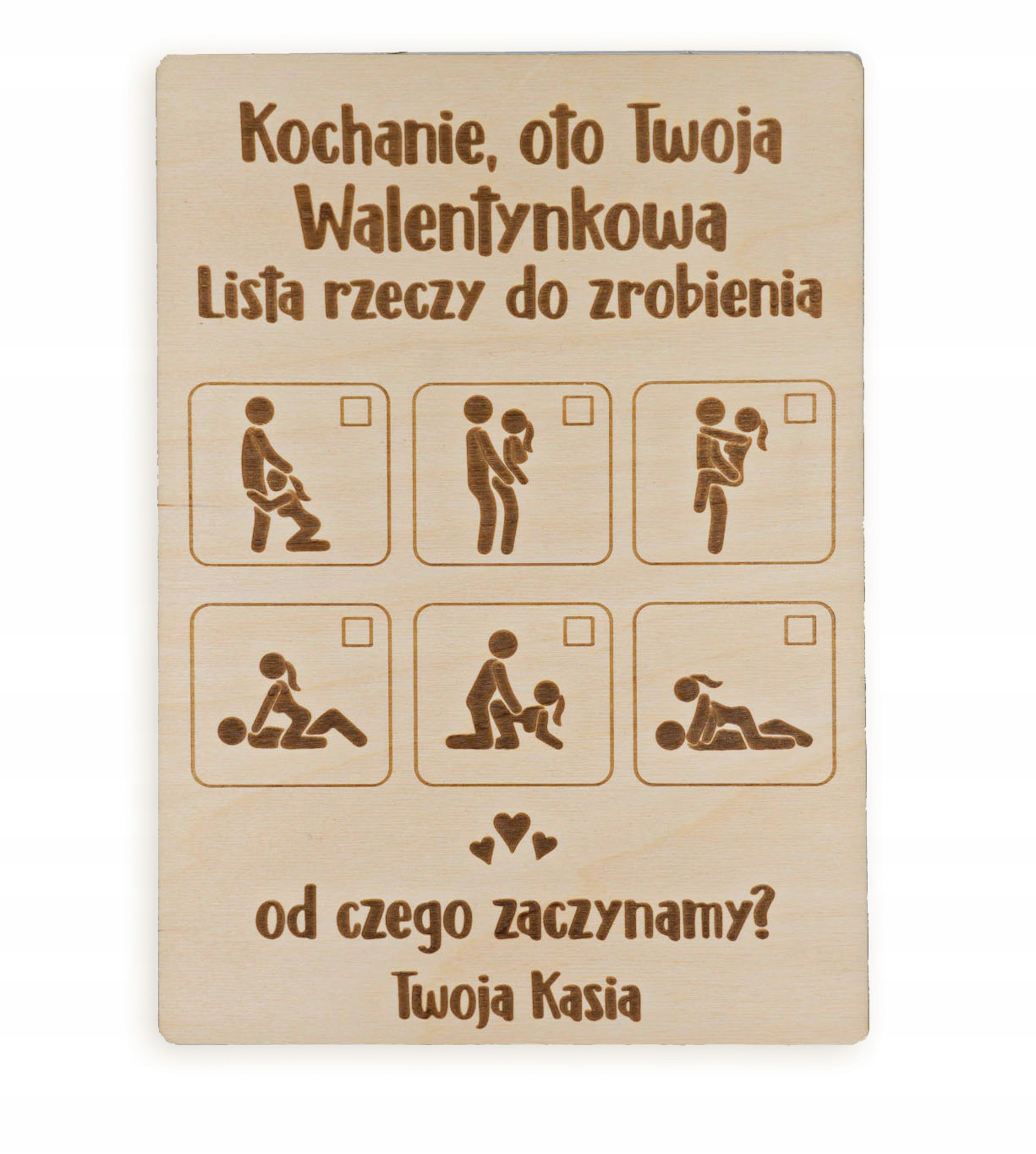 

Walentynki Prezent pozycje miłości dla żony męża