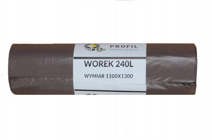 

Worki na śmieci brązowe 240 l a'10