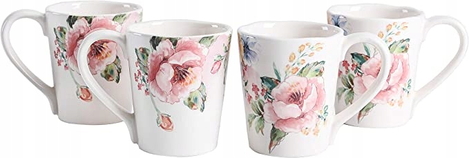 

Bico Kubki Ceramiczne Do Herbaty Kwiaty 530ml x4