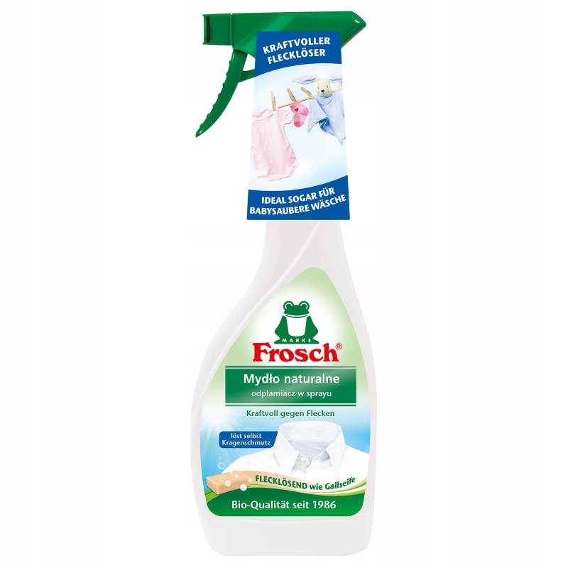 

Frosch Naturalne Mydło Do Odplamiania Spray 500 ml