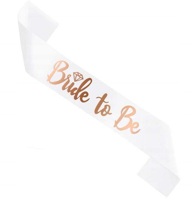 

Szarfa Bride To Be na Wieczór Panieński Rose Gold