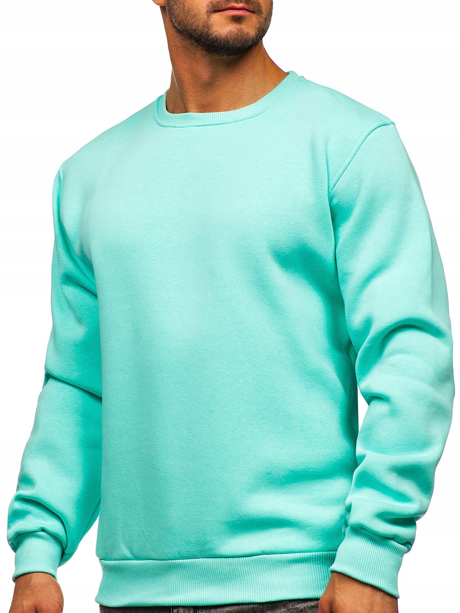 

Bluza Gładka Bez Kaptura Miętowa 2001 Rozmiar_xl