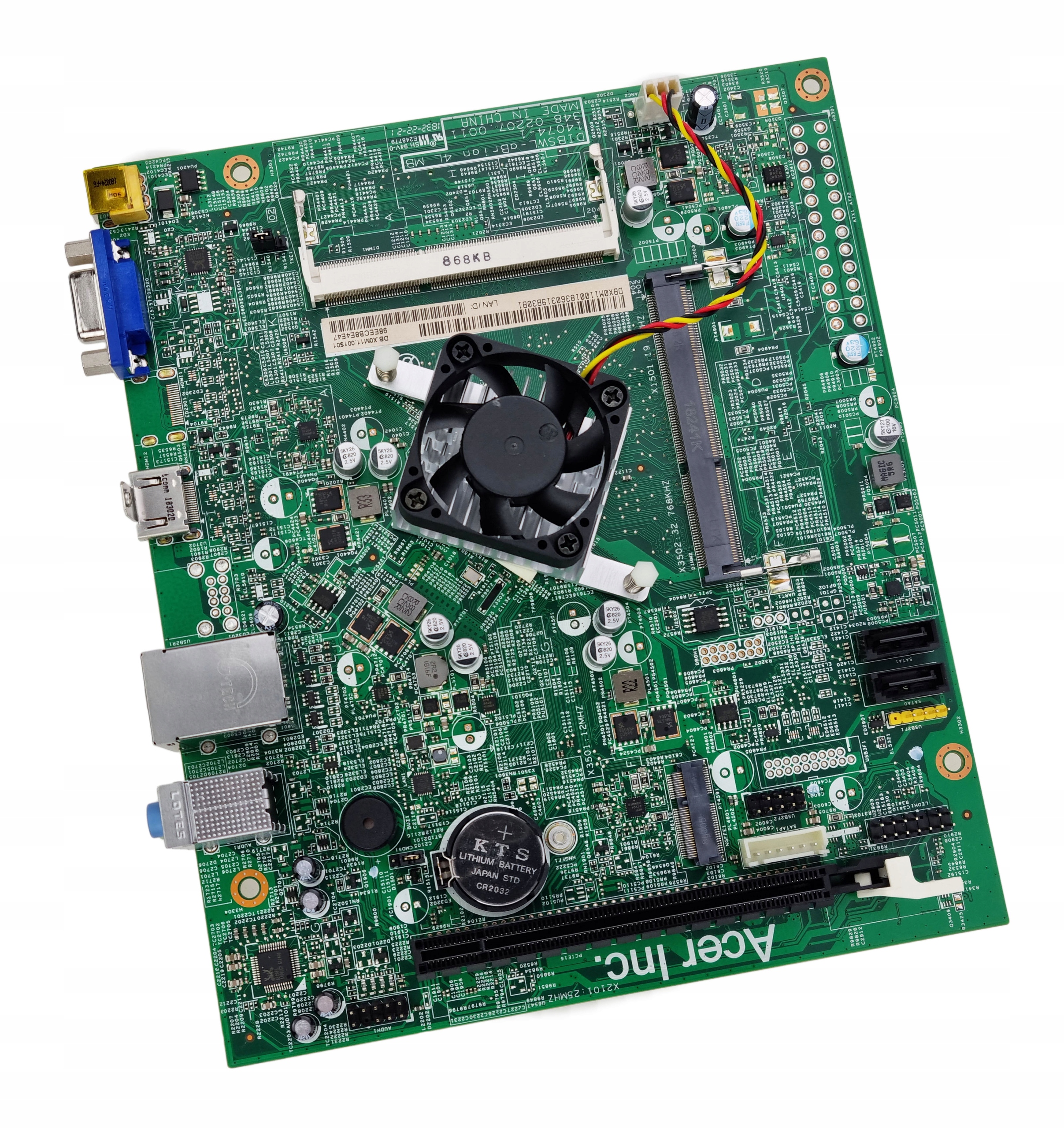 Nová Základní Deska Acer DIBSWL-aBrian Cpu J3060