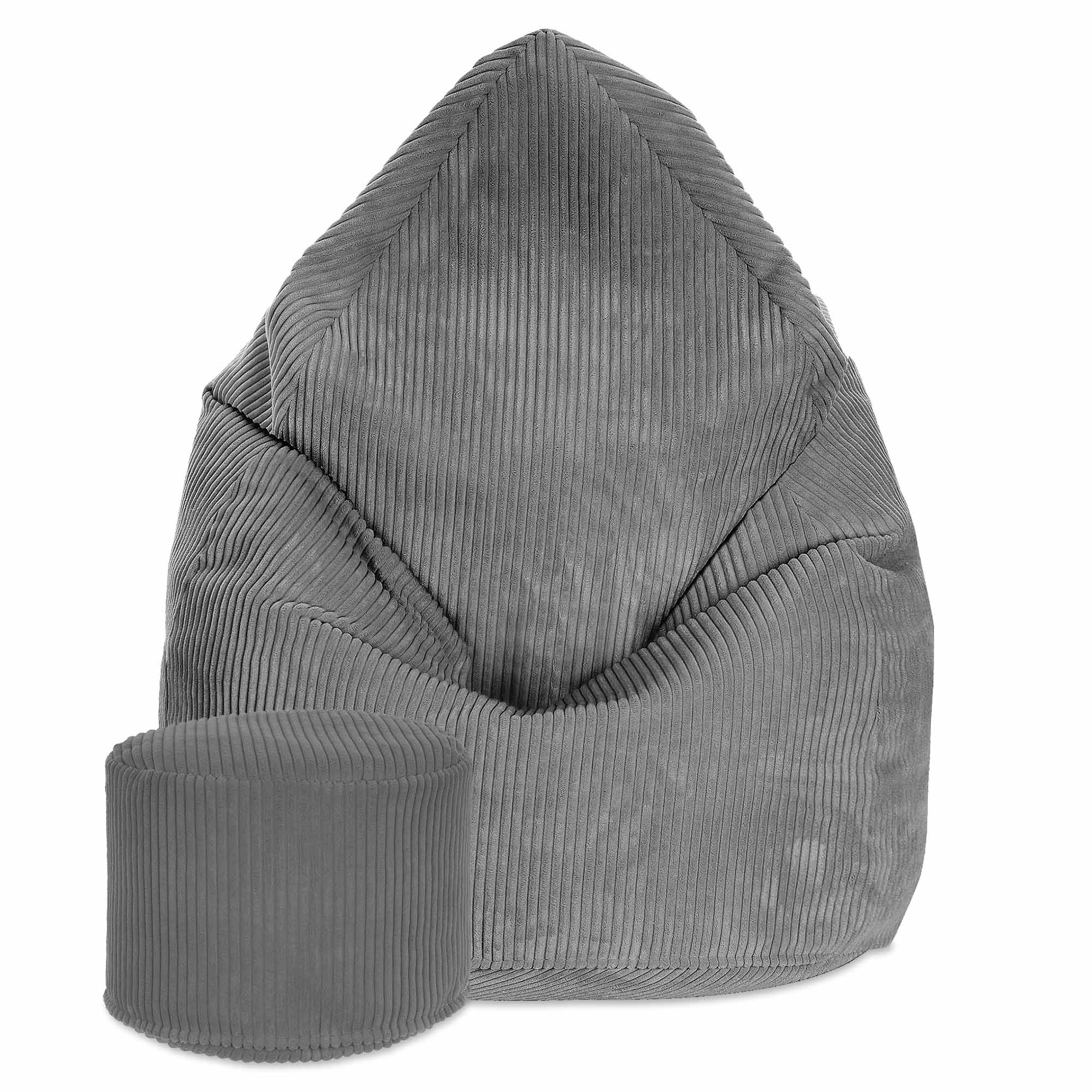 Worek Sako Siedzisko XXl Pufa Sztruks Gratis Prezent Podnóżek Producent MIX