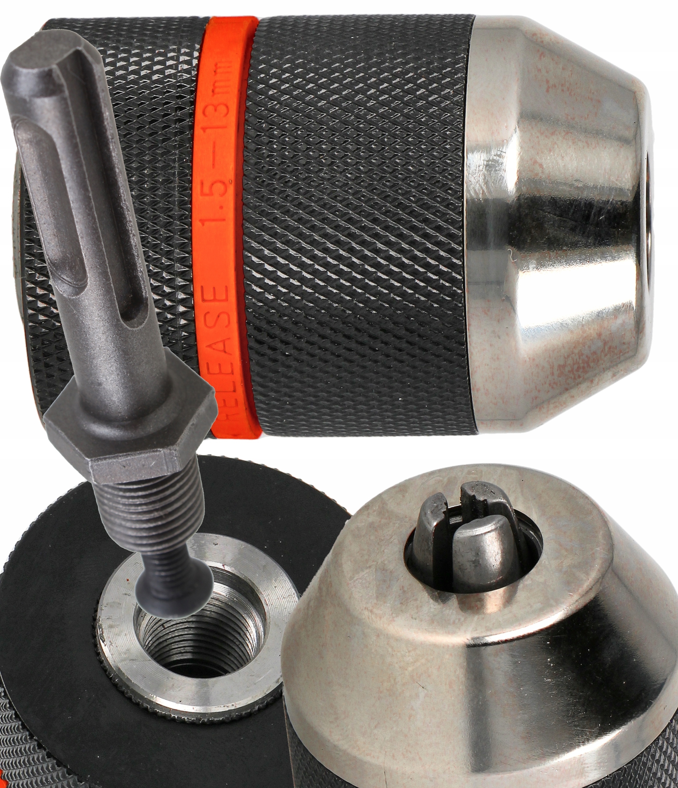 UCHWYT DO WIERTARKI GŁÓWKA 1/2 + ADAPTER SDS PLUS