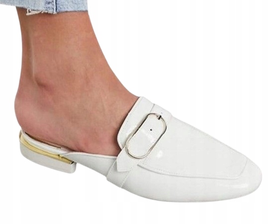 Reiss Dámské Nazouváky Bílé Kožené 37 3_2