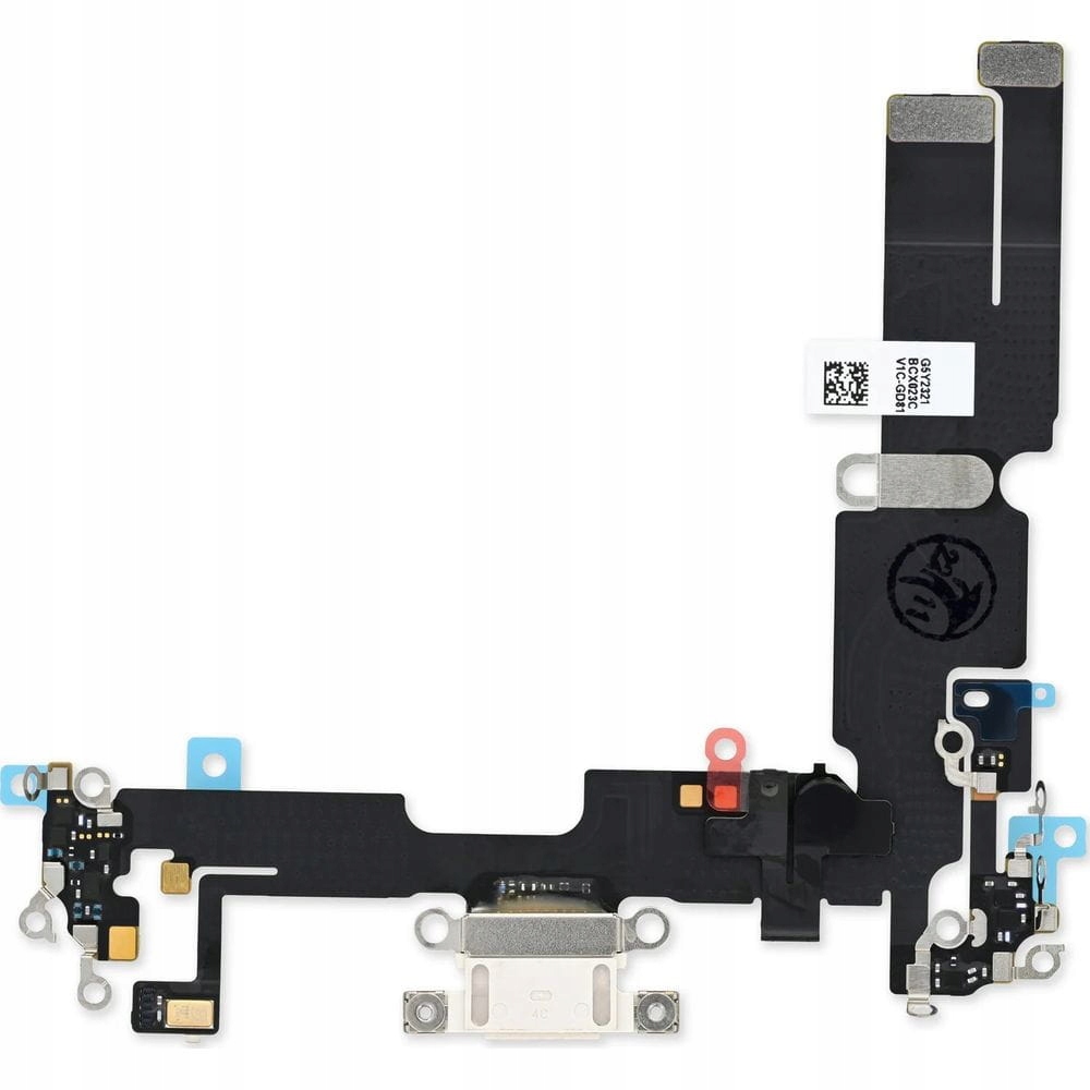 Konektor Zásuvka Nabíjecí páska Dock pro iPhone 14 Plus Originální Bílá