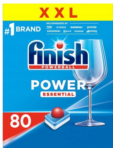 

Finish Powerball tabletki do zmywarki, 80 szt.