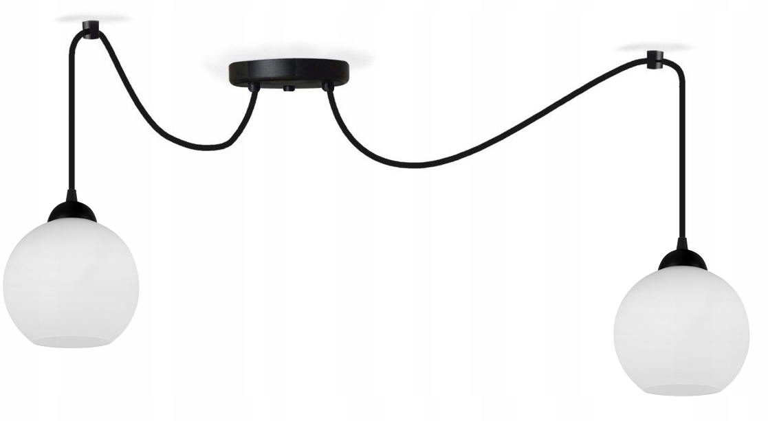 Závěsná Lampa Závěsný Lustr Pavouk Glass Ovál 2