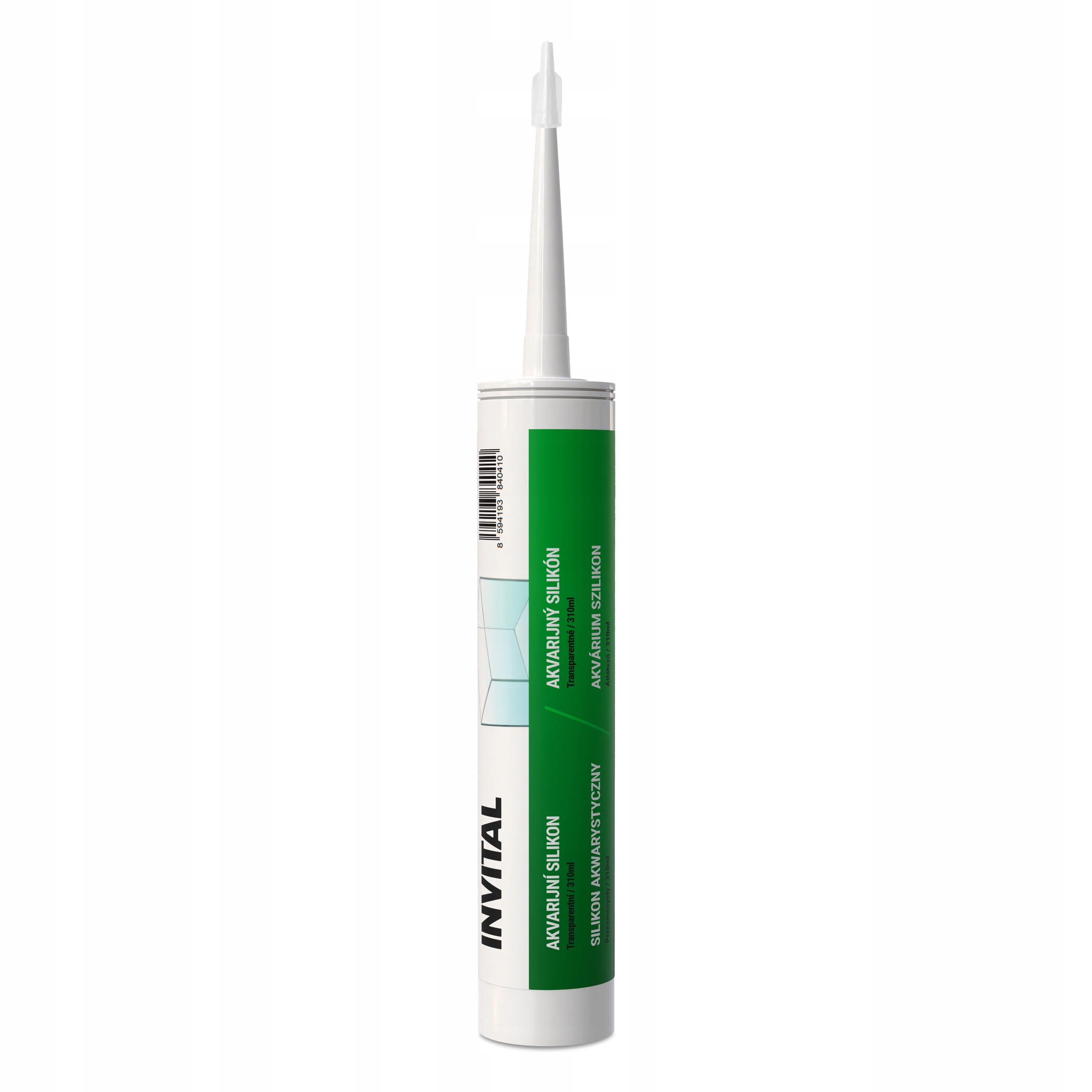 Bezbarwny silikon akwarystyczny 310 ml
