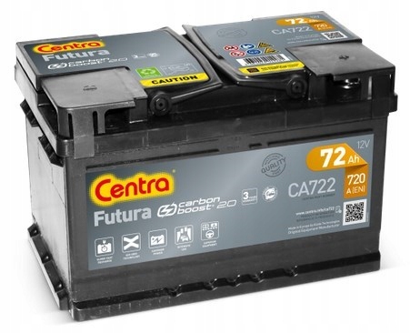 Akumulator CENTRA FUTURA 72h 720A R+ CA722
