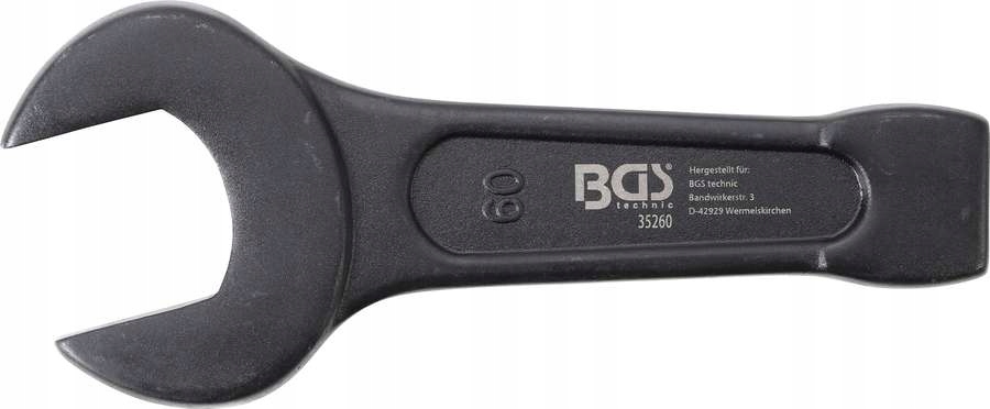 Klucz plaski do pobijania 60 mm