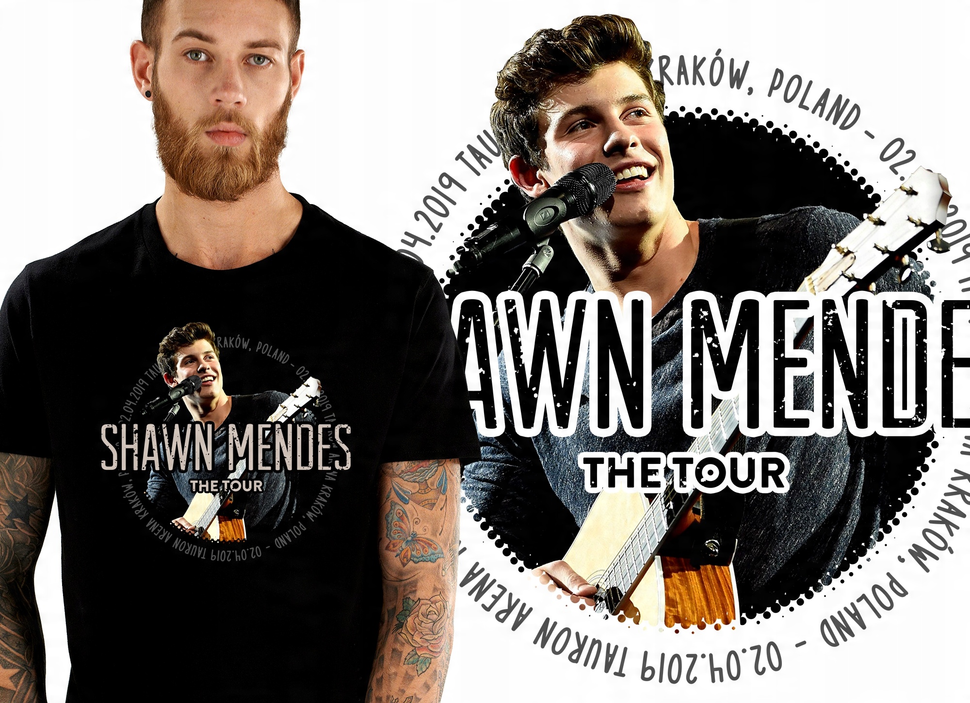 

Shawn Mendes Tour 2019 Kraków Koszulka Męska M