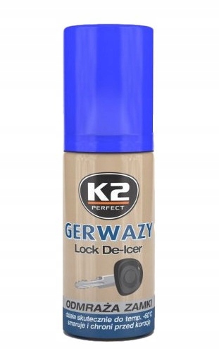 

Gerwazy K2 Odmrażacz do zamków samochodowych 50 ml