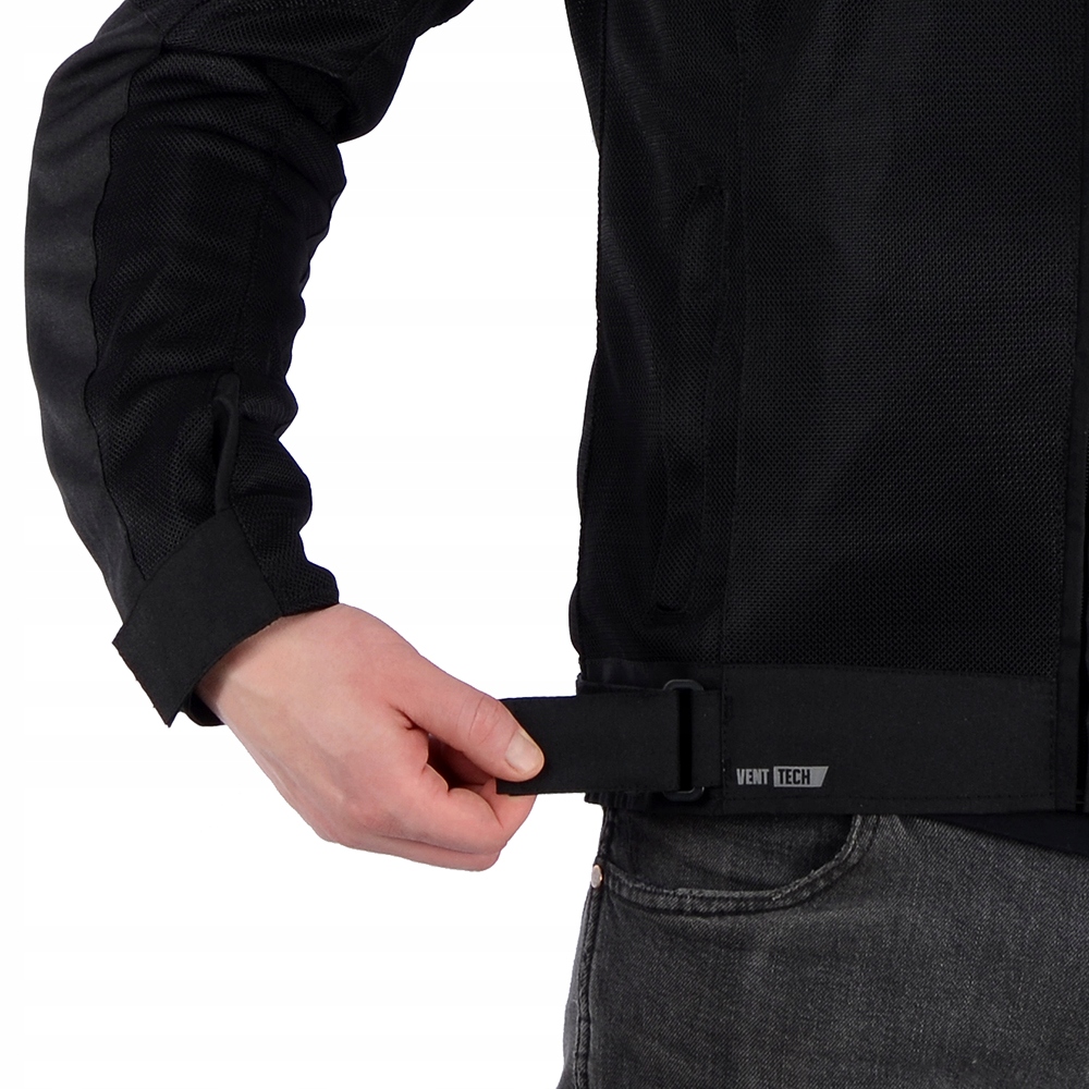 KURTKA MOTOCYKLOWA TEKSTYLNA OZONE DART BLACK Rozmiar XS