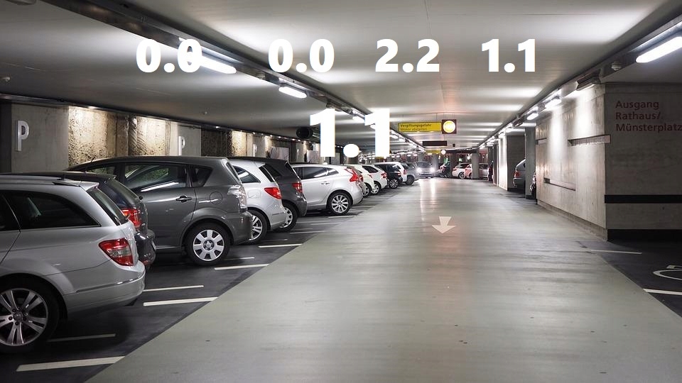 4-контактный AHD 22 мм видео датчик парковки для автобуса