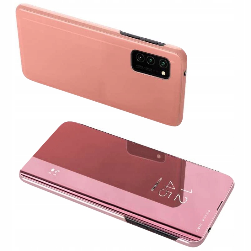 

Etui case Clear View do Samsung A52 5G Różowy