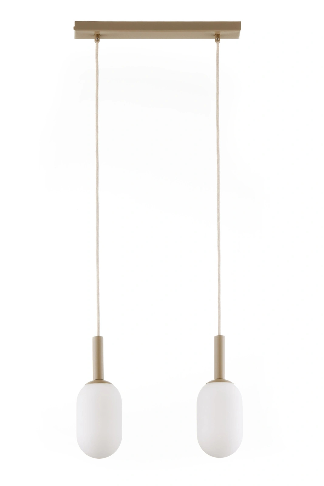 Sigma Lighting Pluum závěsná lampa béžová 2xE14 12W skleněná stínítka