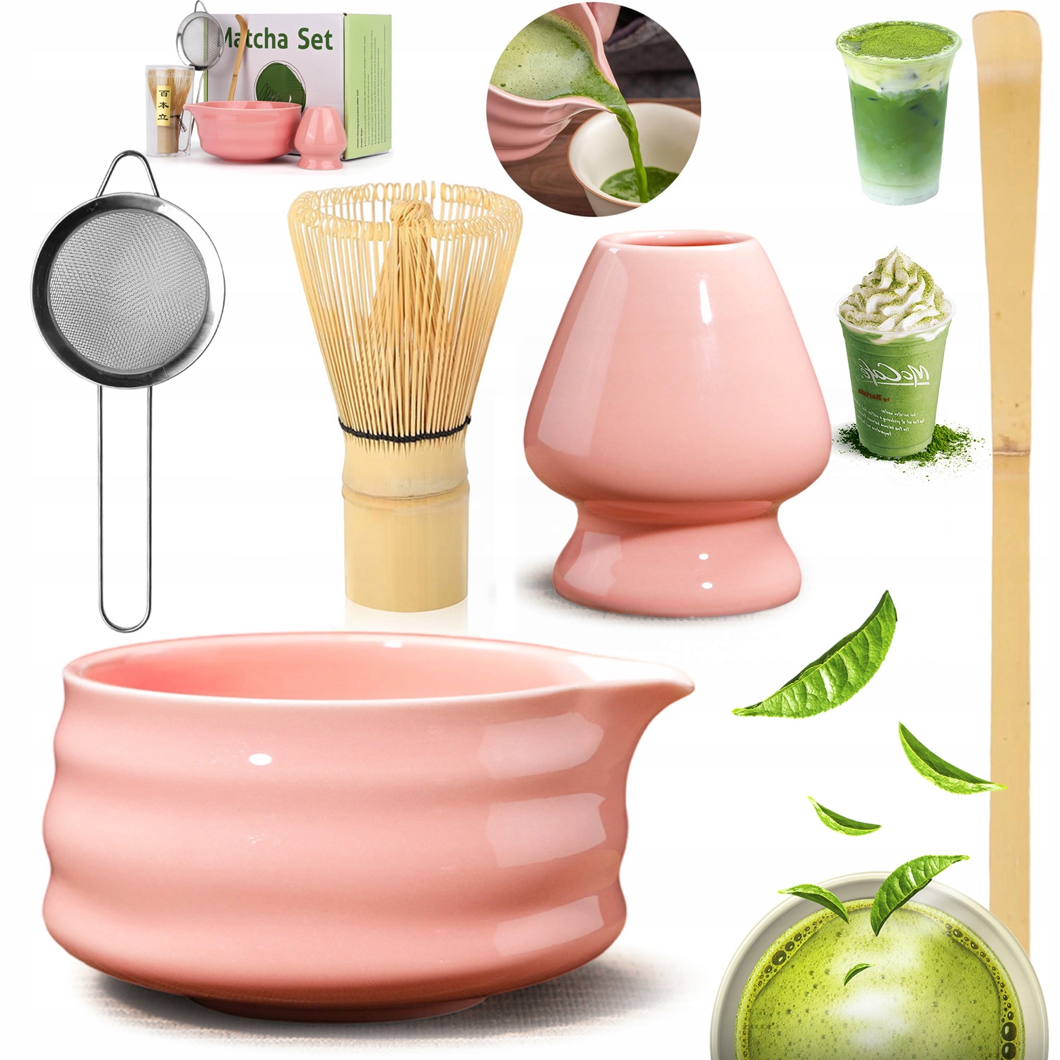 Levně Sada Pro Matchy Startovací Matcha Tradiční A Šálek Haru 5 Kusů Odolná