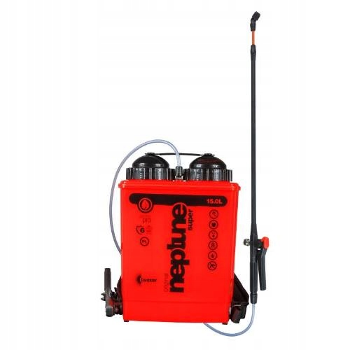 Postrekovač tlakový chrbtový Neptún 360°, 15 l