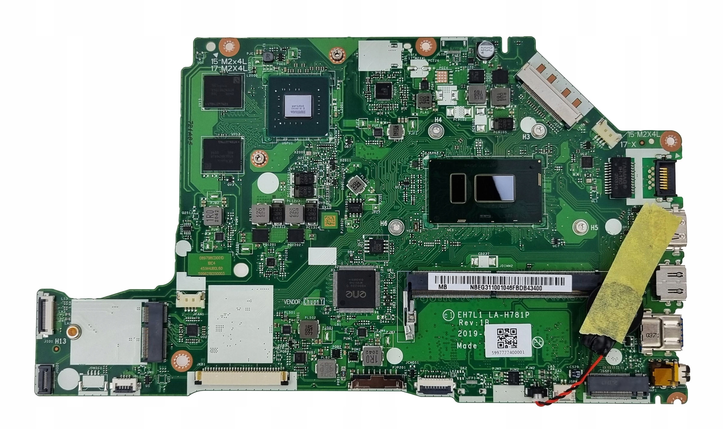 Základná Doska Acer Extensa 215-51 Kg EH7L1 LA-H781P