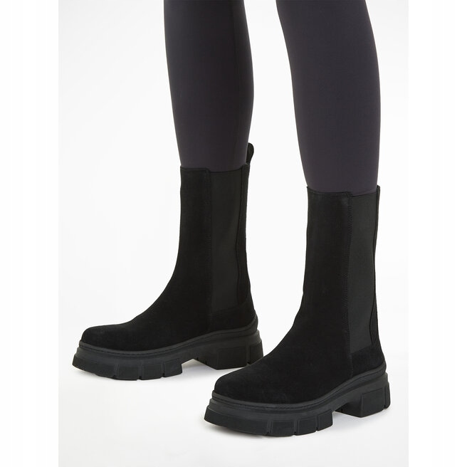 Kotníkové Boty Essential Suede Chelsea Boot Tommy Hilfiger 36