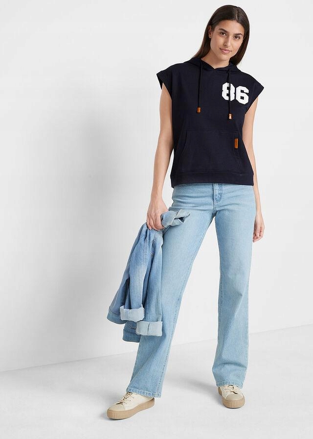 44 KAMIZELKA Z KAPTUREM Bonprix Rozmiar 44