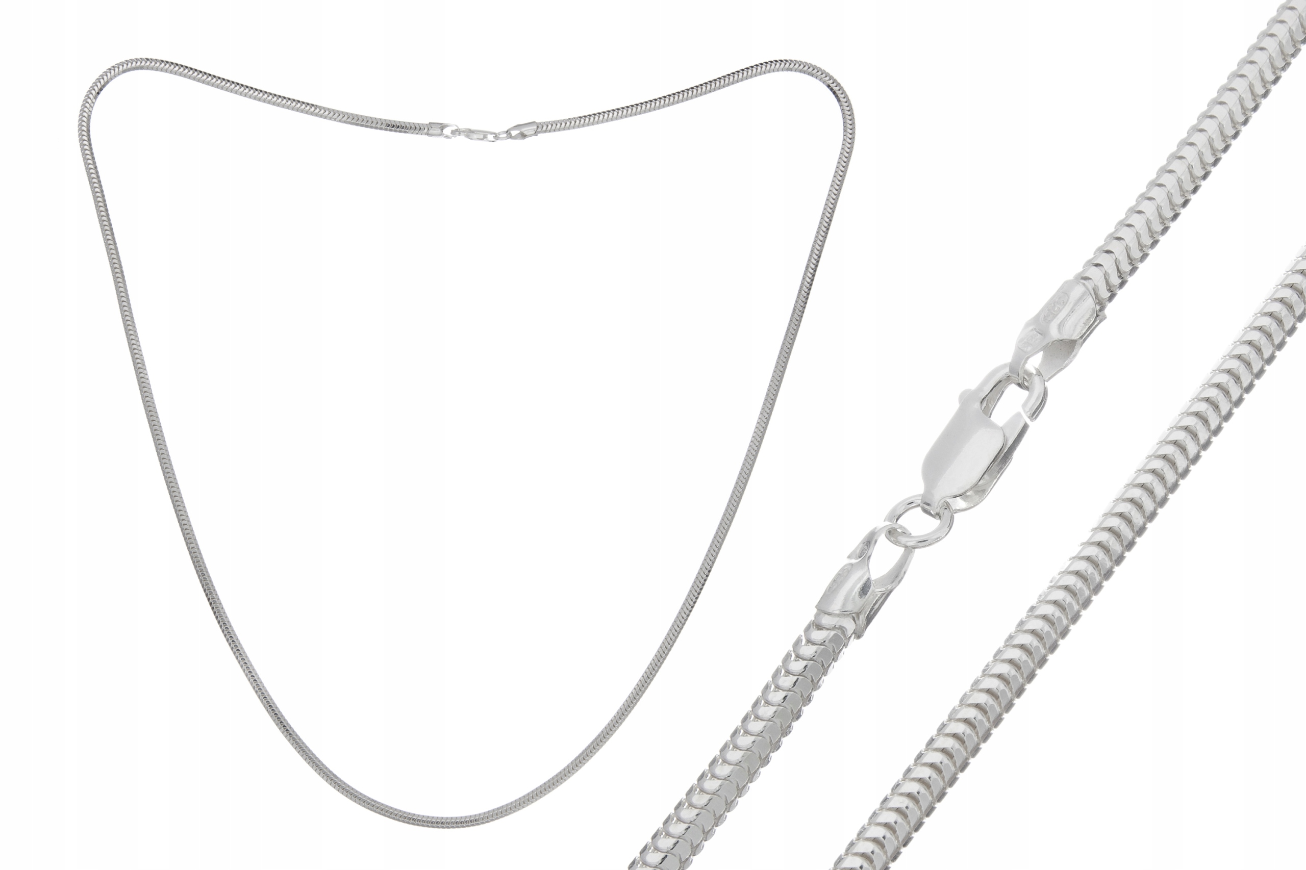 Stříbrný Řetízek Krásný Kulatý Článek 65CM 3,0