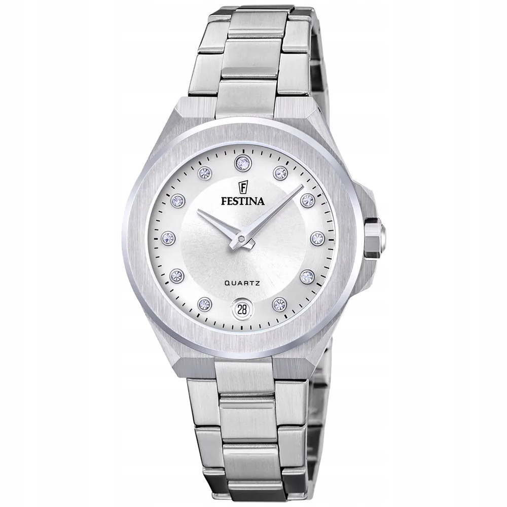 Dámské hodinky Festina F20700-1 Zirkony stříbrné