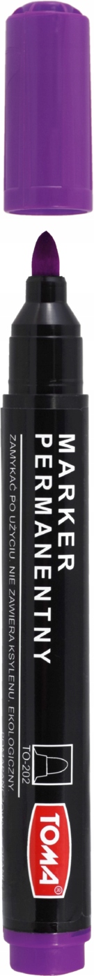 Marker permamentny Toma TO-202 fioletowy