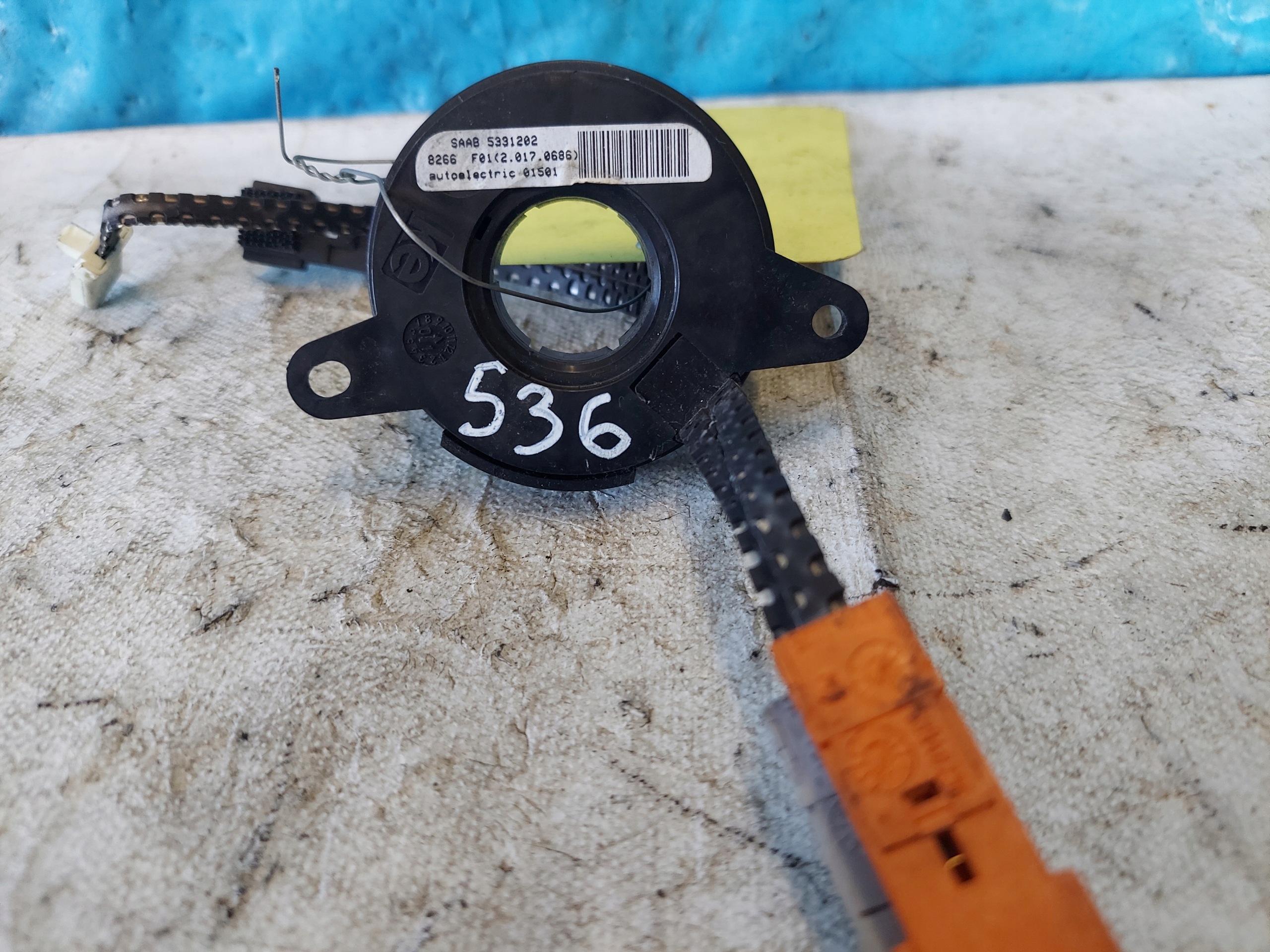 ring airbag SAAB 93 2.0 16V 5331202