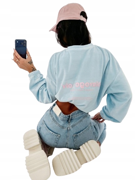 Bluza damska Olavoga Velvora 2026 błękitny S