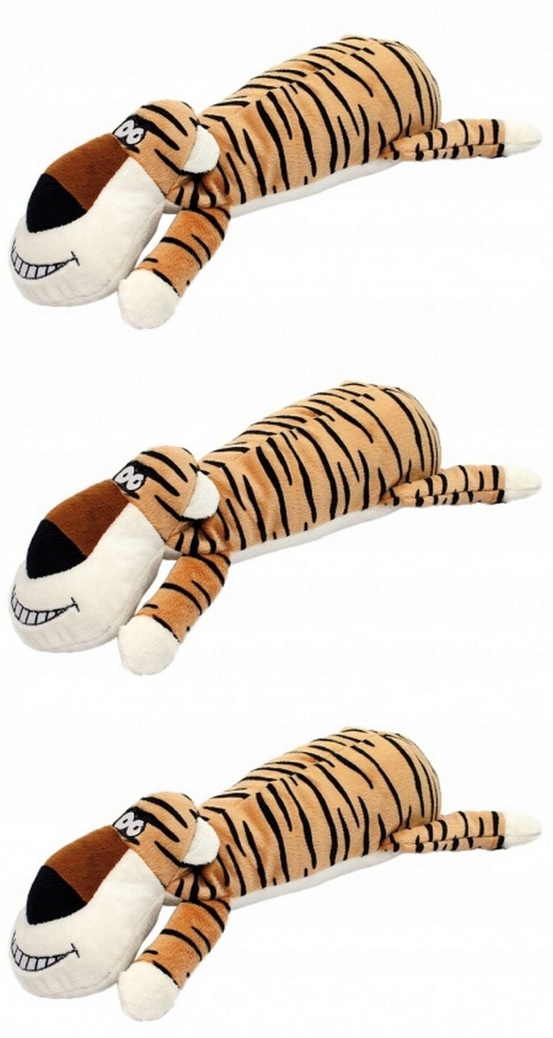 Levně Hračka plyšová pro psa Pet Nova Plu-tiger 3 ks
