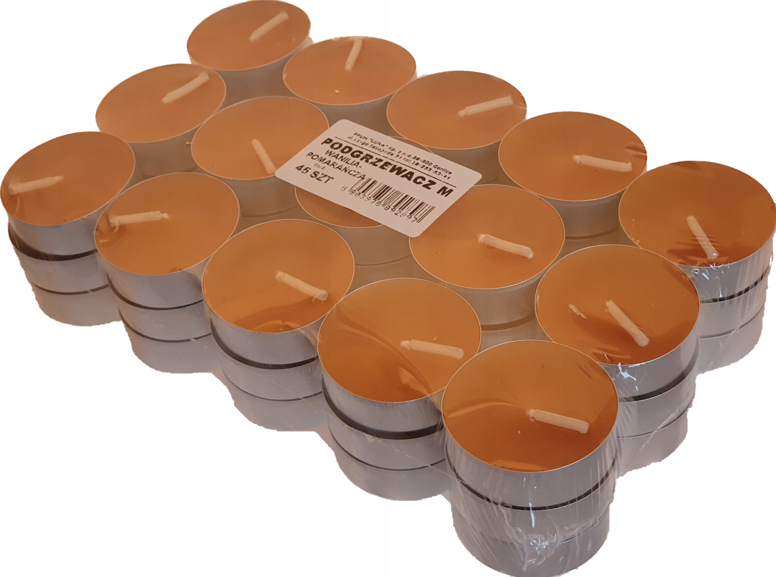 

Wanili pomarańcza podgrzewacze zapachowe Tealights