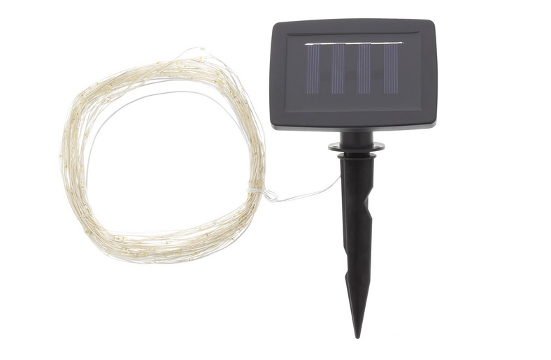 

Girlanda Solarna Lampki Ogrodowe Druciki Led 15m