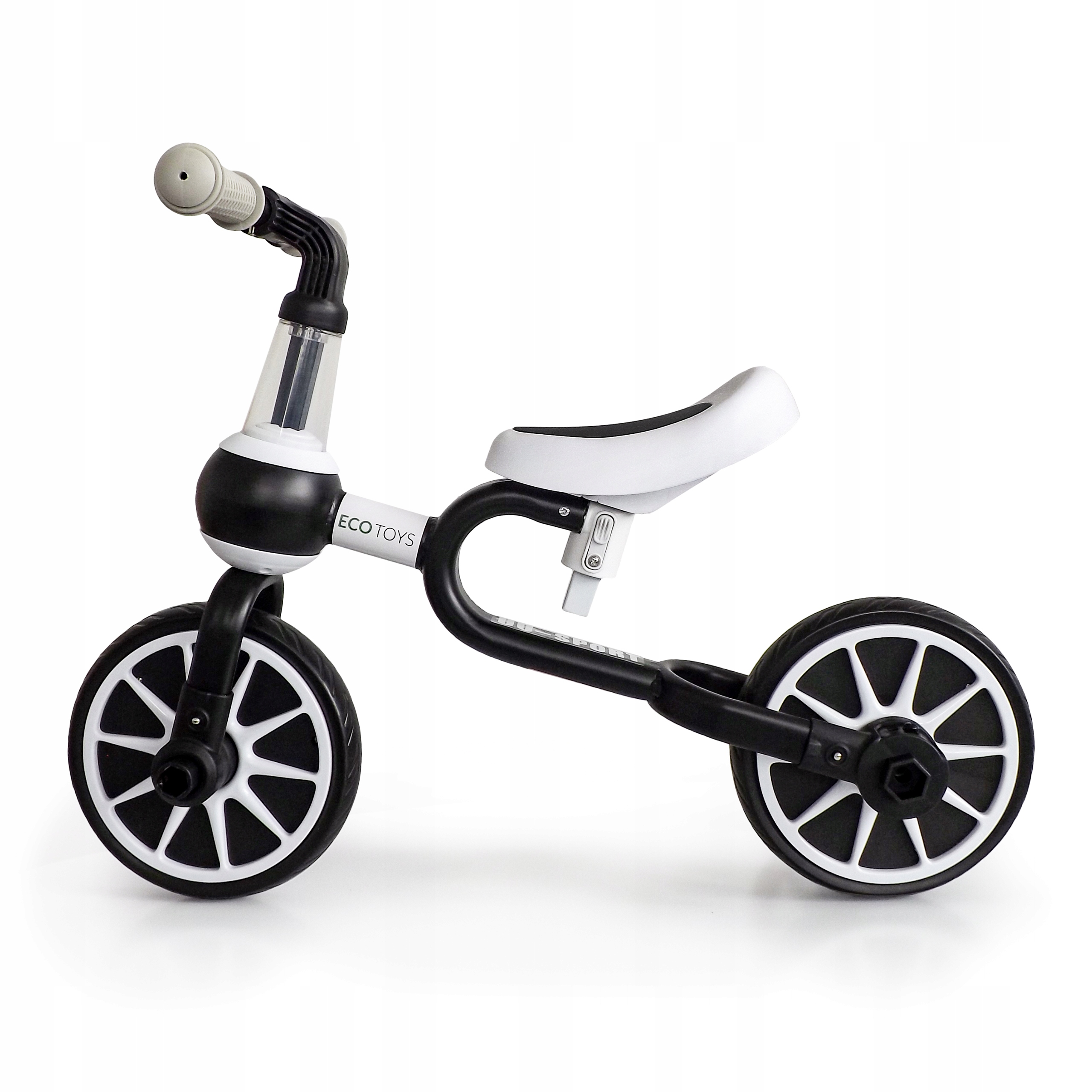 ROWEREK BIEGOWY DLA DZIECKA 4w1 Z PEDAŁAMI KÓŁKA BOCZNE REGULOWANY ROWER Hamulce brak