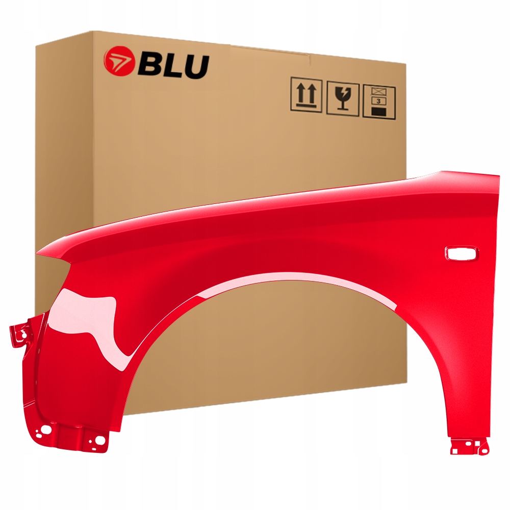 Blu Blatníky Audi A4 B6 LZ3M levé červené 00-04 přední pozink MisanoRot
