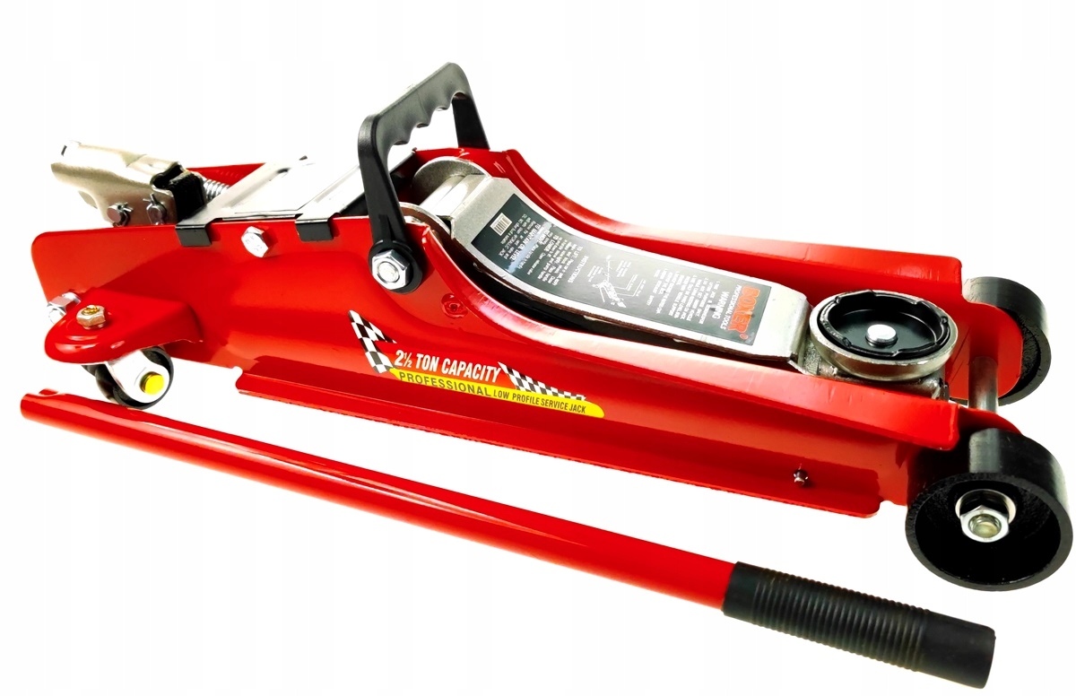 Podnośnik SAMOCHODOWY Żaba Lewarek 2,5T Guma NISKI Marka Boxer