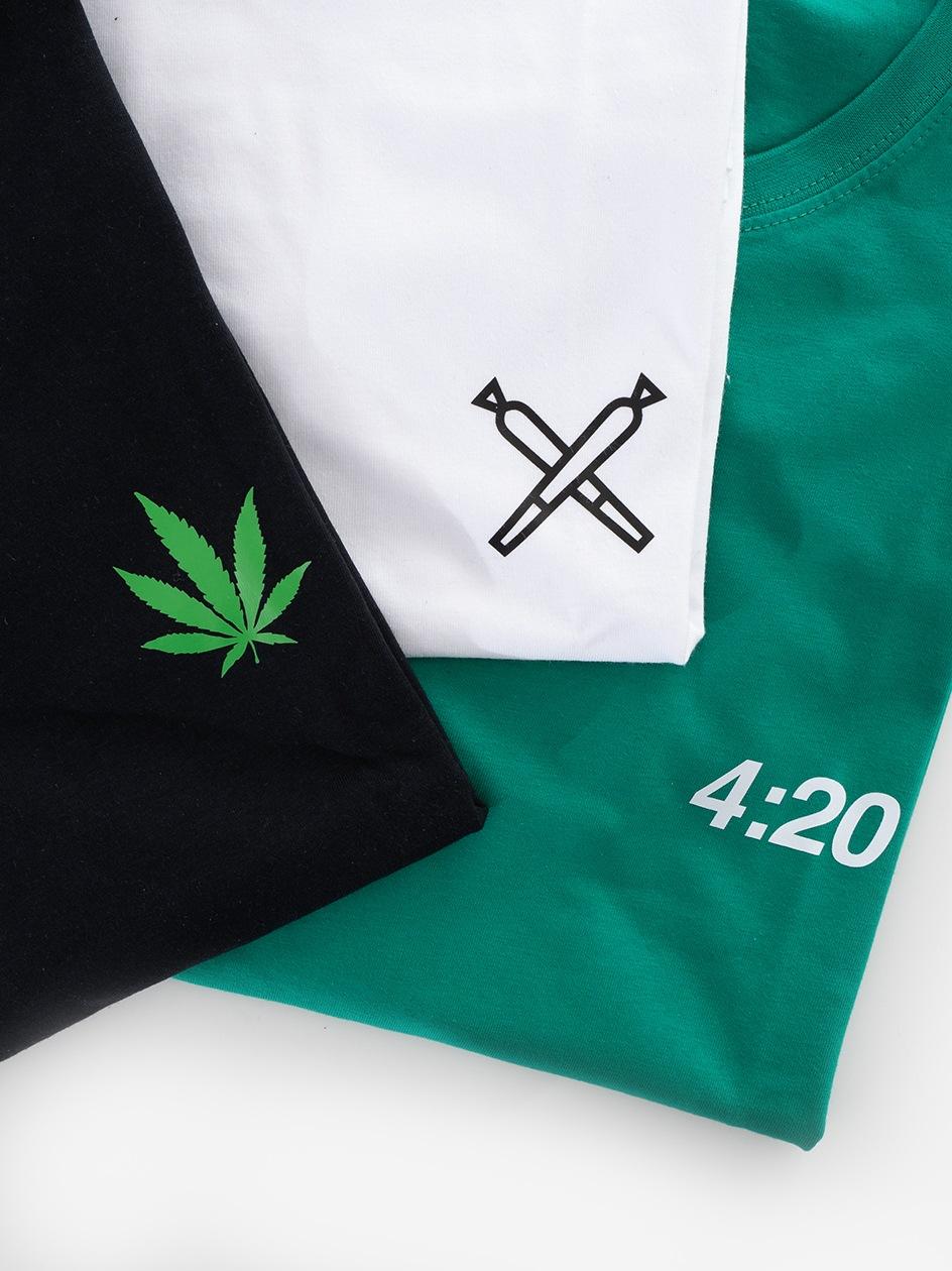 

Zestaw 3 koszulek Kush T-shirt 3 Pak Tee Modne M