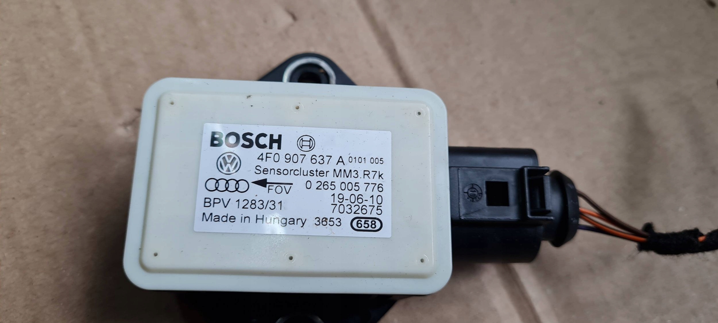 A6 C6 LIFT module control unit ESP connecting spoiler 4F0907637A