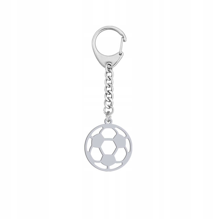 

Brelok Piłka nożna srebro Grawer Dedykacja Gratis